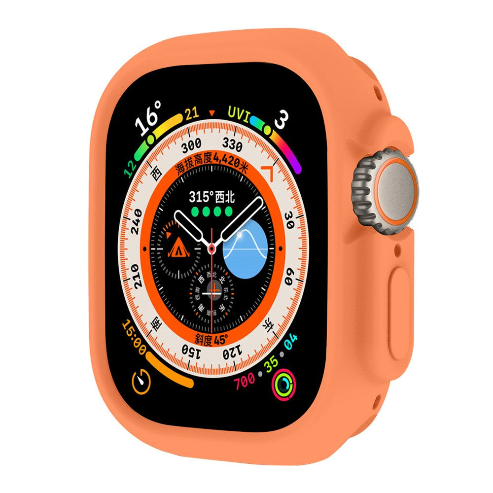 Fint Apple Watch Ultra Silikone Cover - Orange#serie_1