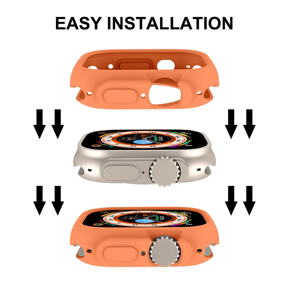 Fint Apple Watch Ultra Silikone Cover - Sort#serie_2