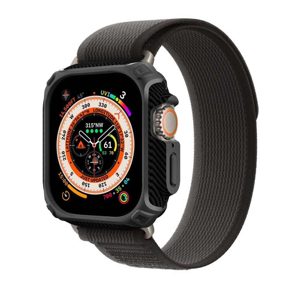 Rigtigt Fint Apple Watch Ultra Silikone Cover - Gennemsigtig#serie_053