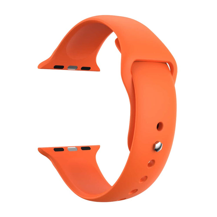 Super Nydelig Silikone Rem passer til Apple Watch Ultra - Orange#serie_2