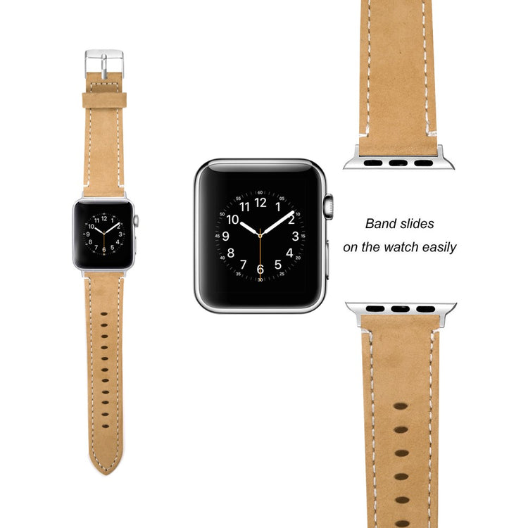 Ægte læder Cover passer til Apple Watch Ultra - Brun#serie_3