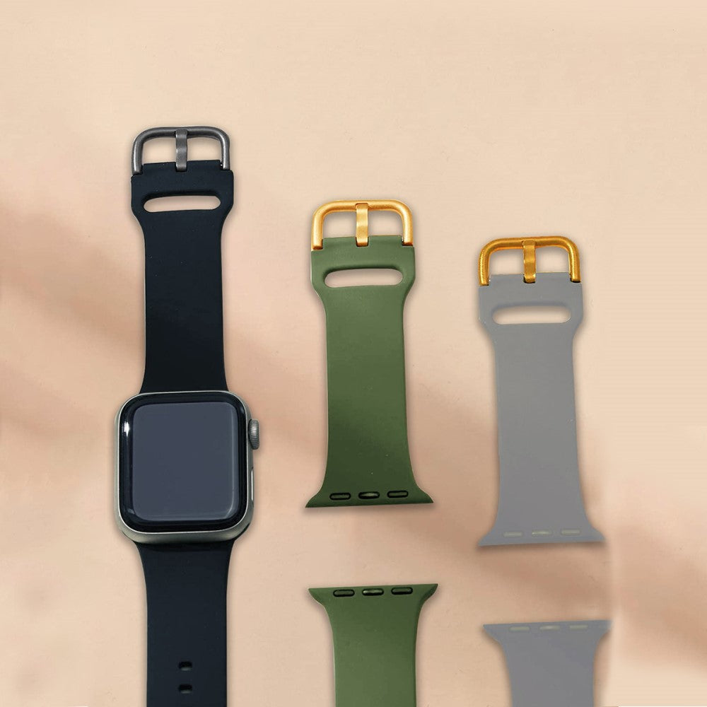 Helt Vildt Fed Silikone Universal Rem passer til Apple Smartwatch - Flerfarvet#serie_2