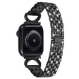 Super Elegante Apple Smartwatch Metallo E Strass Universali Cinturino