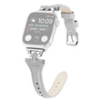 Straordinariamente Bello Apple Smartwatch Vera Pelle E Strass Universali Cinturino
