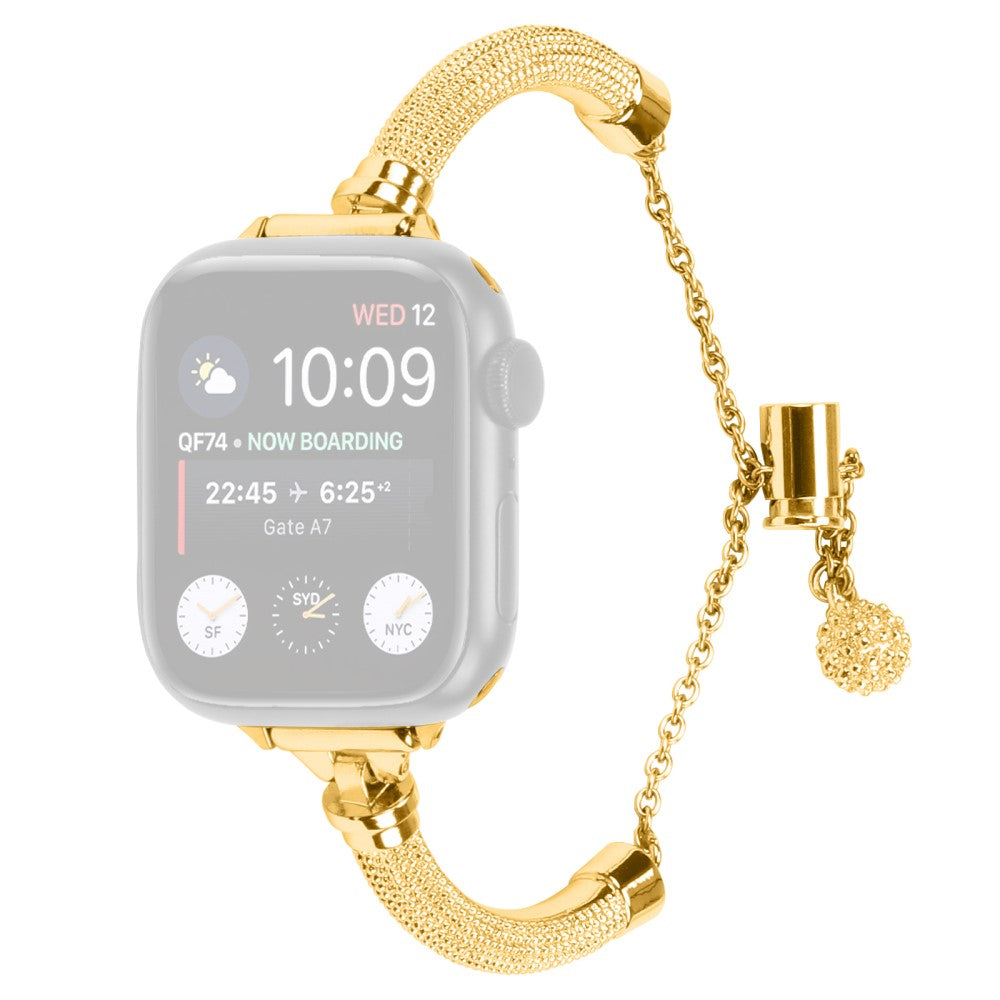 Super Smuk Metal Universal Rem passer til Apple Smartwatch - Guld#serie_2