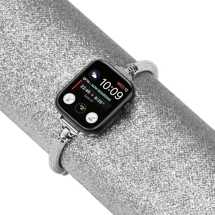 Super Smuk Metal Universal Rem passer til Apple Smartwatch - Sølv#serie_4