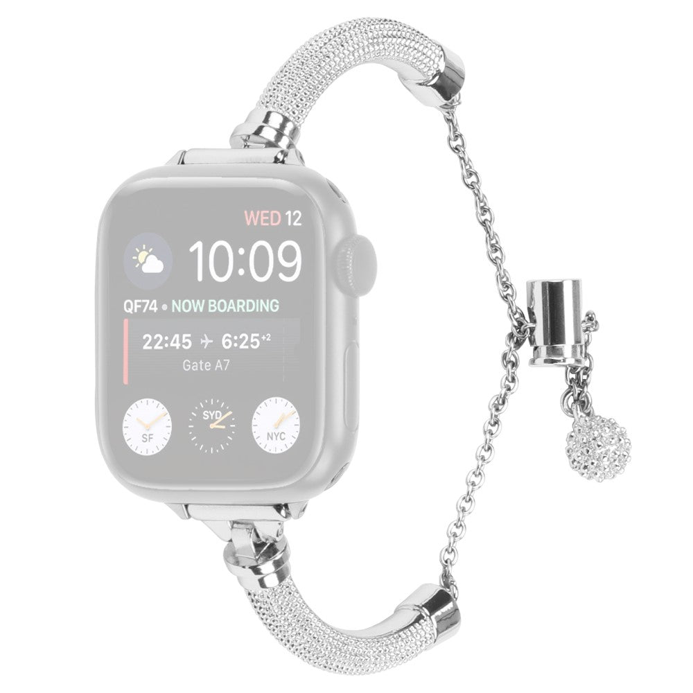 Super Smuk Metal Universal Rem passer til Apple Smartwatch - Sølv#serie_4