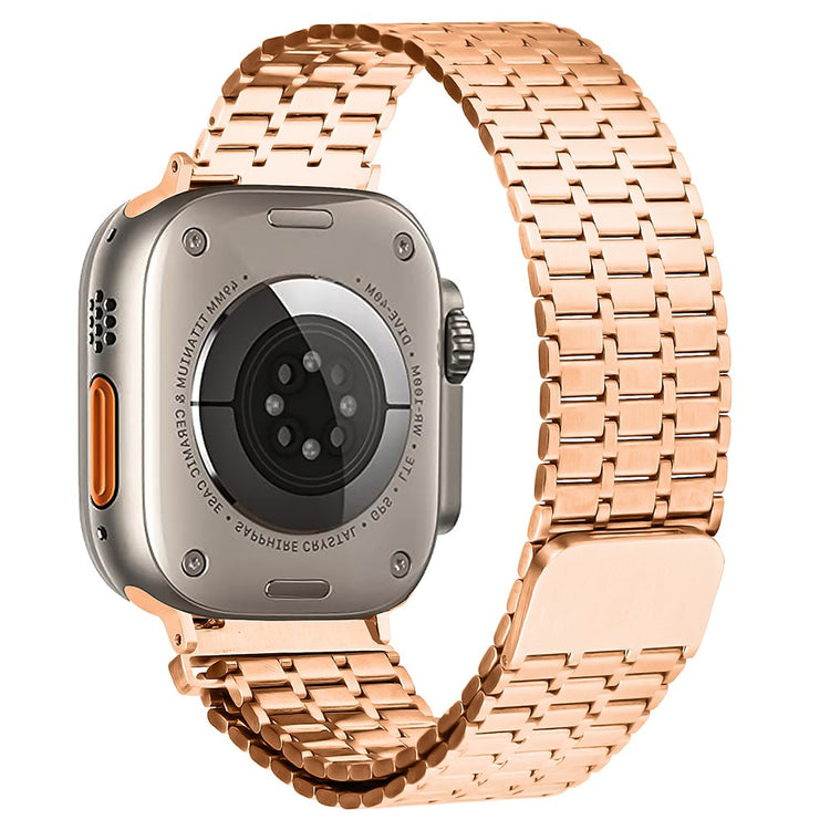 Meget Slidstærk Metal Universal Rem passer til Apple Smartwatch - Pink#serie_2