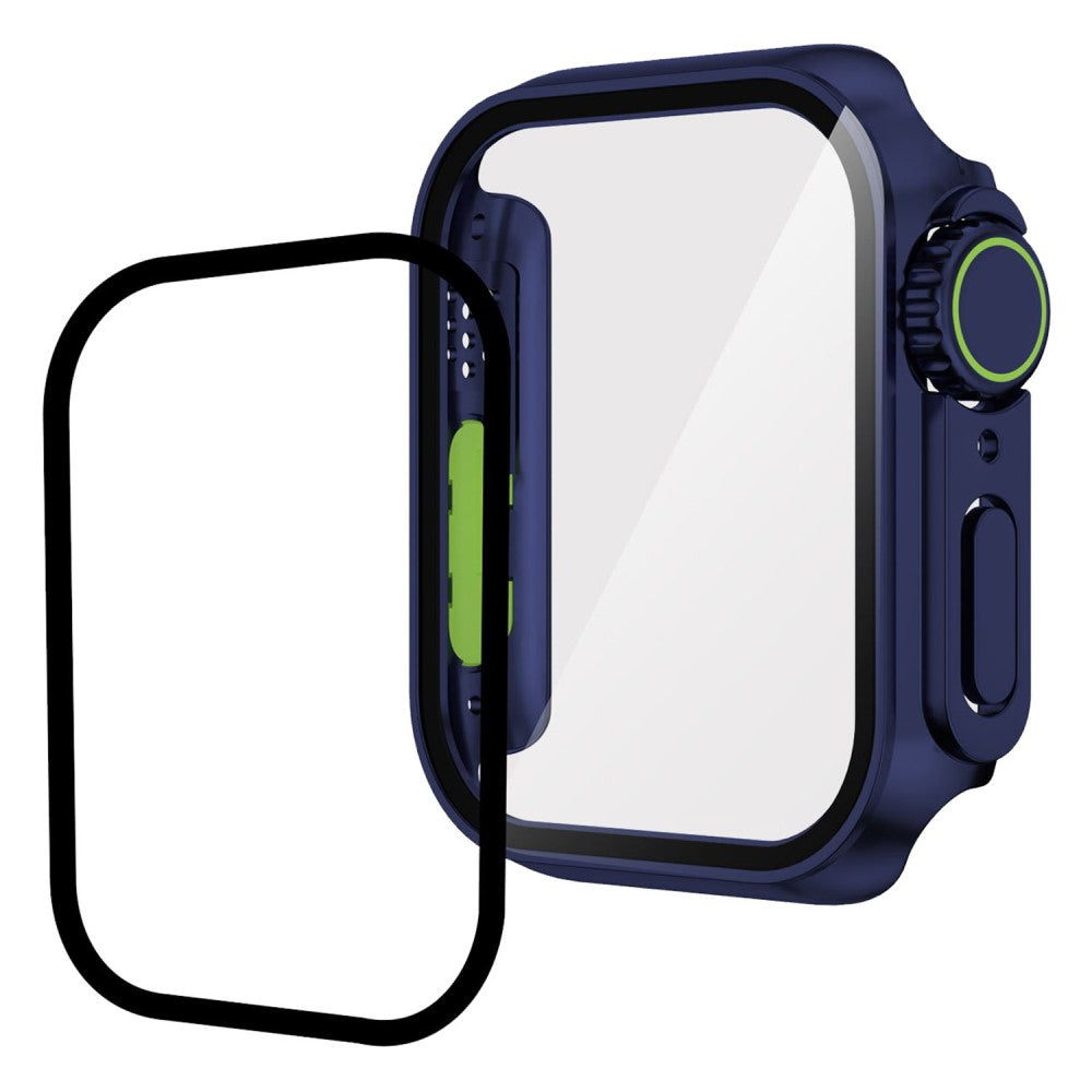 Godt Apple Watch Series 8 (45mm) / Apple Watch Series 7 45mm Cover med Skærmbeskytter i  - Blå#serie_2