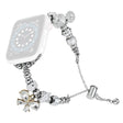 Confortevole Apple Smartwatch Metallo E Strass Universali Cinturino