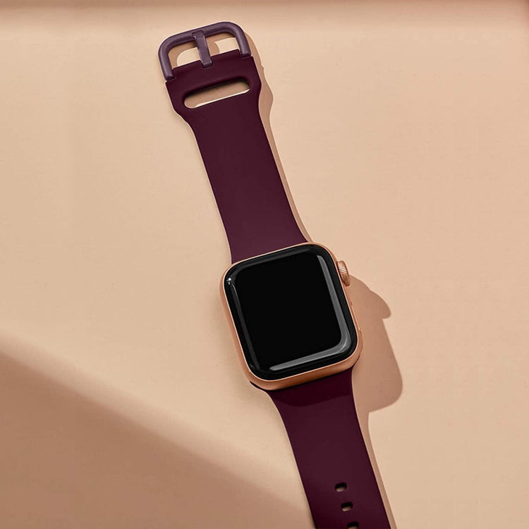 Flot Silikone Universal Rem passer til Apple Smartwatch - Rød#serie_4