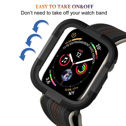 Beskyttende Silikone Universal Bumper passer til Apple Watch Series 8 (45mm) / Apple Watch Series 7 45mm - Sort#serie_2