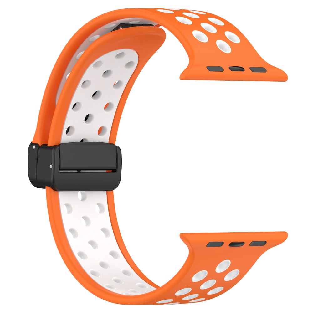 Alle Tiders Silikone Universal Rem passer til Apple Smartwatch - Orange#serie_5