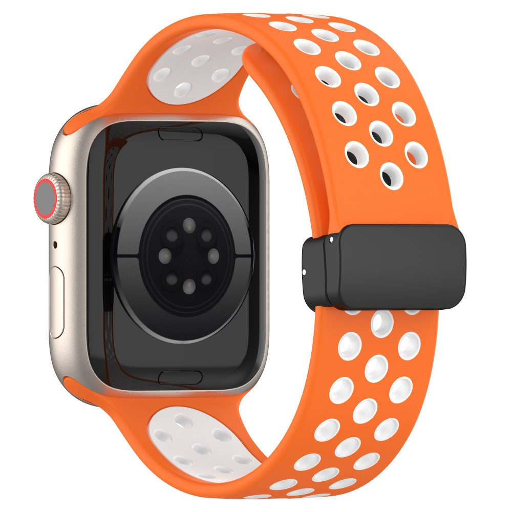 Alle Tiders Silikone Universal Rem passer til Apple Smartwatch - Orange#serie_5