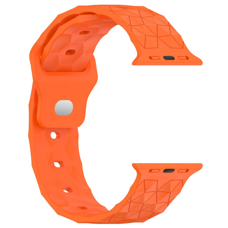 Super Kønt Silikone Universal Rem passer til Apple Smartwatch - Orange#serie_1