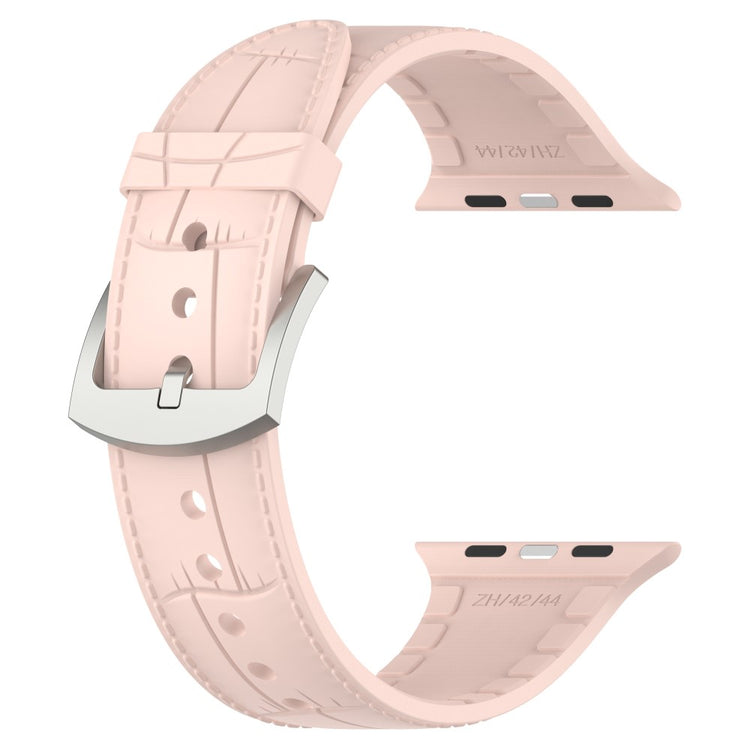 Yndigt Metal Og Silikone Universal Rem passer til Apple Smartwatch - Pink#serie_7