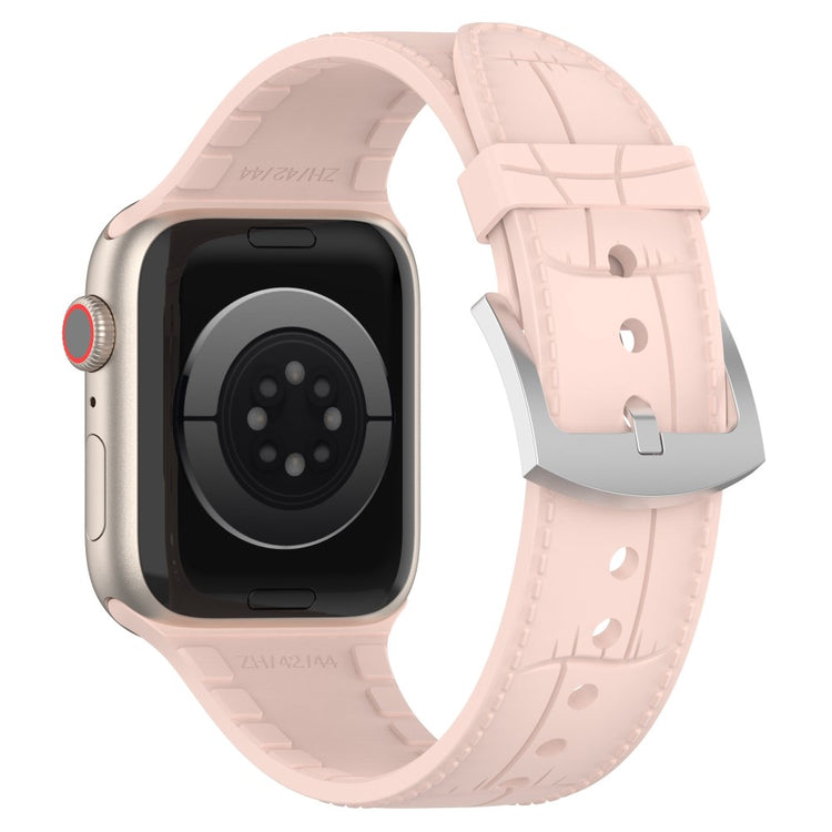 Yndigt Metal Og Silikone Universal Rem passer til Apple Smartwatch - Pink#serie_7