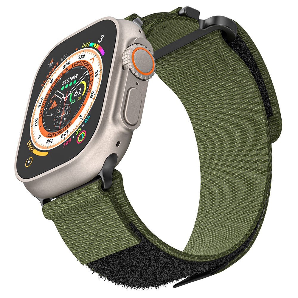 Super Fed Nylon Universal Rem passer til Apple Smartwatch - Grøn#serie_3