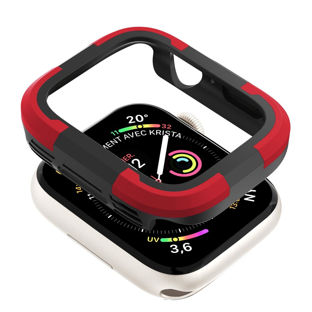 Beskyttende Silikone Universal Bumper passer til Apple Smartwatch - Rød#serie_2