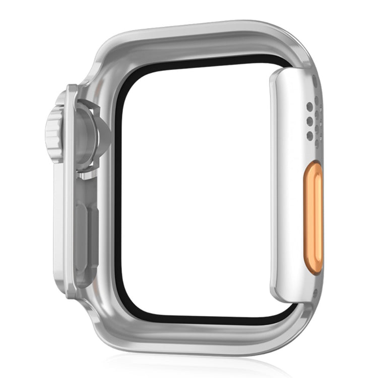 Vildt Godt Universal Cover med Skærmbeskytter i Plastik og Hærdet Glas passer til Apple Smartwatch - Sølv#serie_5