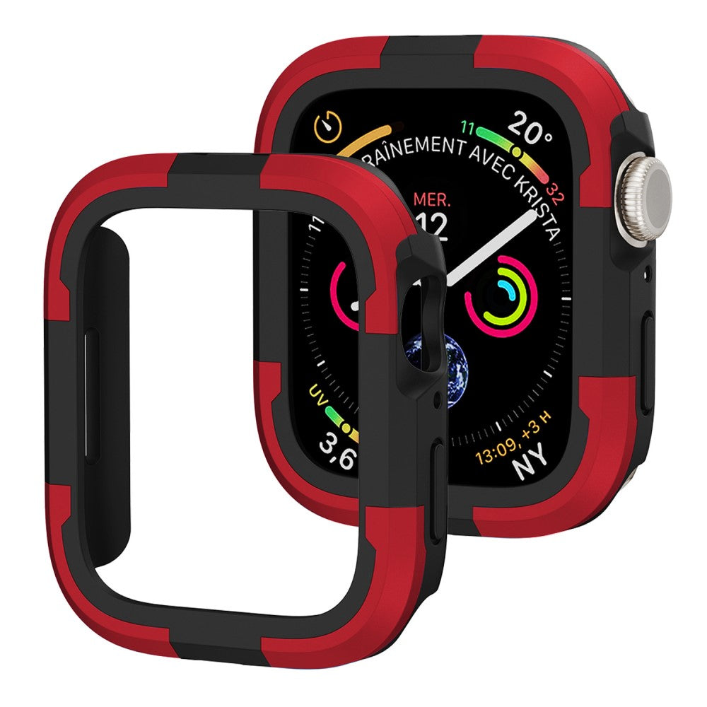 Beskyttende Silikone Universal Bumper passer til Apple Smartwatch - Rød#serie_3