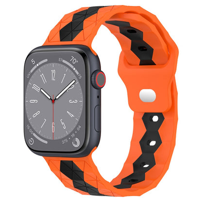 Nydelig Silikone Universal Rem passer til Apple Smartwatch - Orange#serie_3