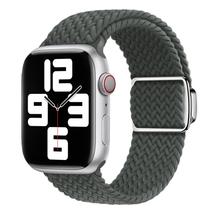 Mega Skøn Metal Og Nylon Universal Rem passer til Apple Smartwatch - Sølv#serie_10