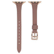 Assolutamente Forte Apple Smartwatch Vera Pelle E Metallo Universali Cinturino