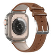 Brillante Apple Smartwatch Metallo E Finta Pelle Universali Cinturino