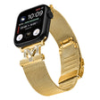 Straordinariamente Delizioso Apple Smartwatch Metallo E Strass Universali Cinturino