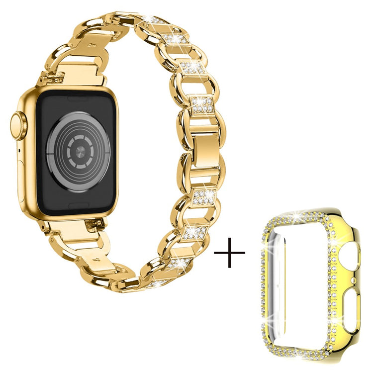 Metal Cover passer til Apple Watch Series 1-3 38mm - Guld#serie_2