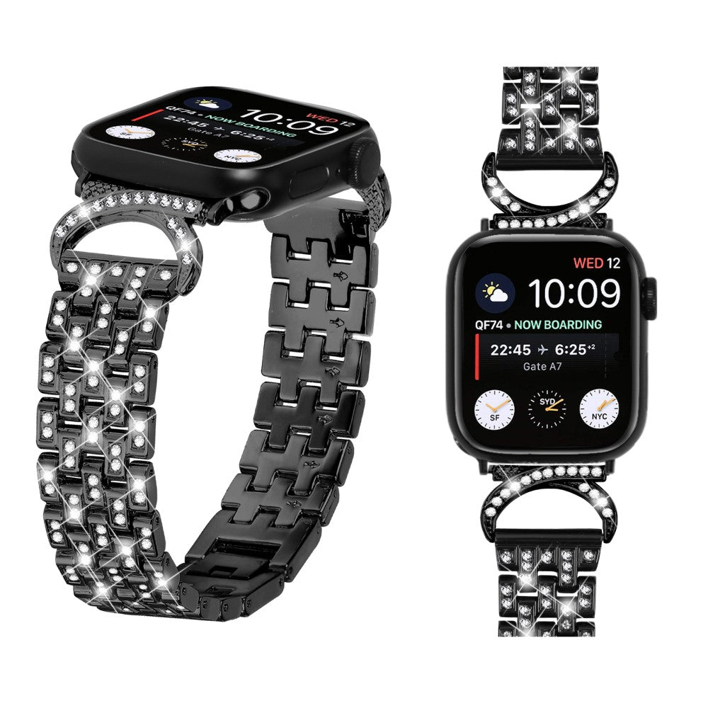 Metal Cover passer til Apple Watch Series 1-3 38mm - Sort#serie_1