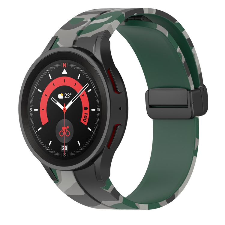 Super Kønt Silikone Rem passer til Samsung Galaxy Watch 5 Pro - Grøn#serie_3