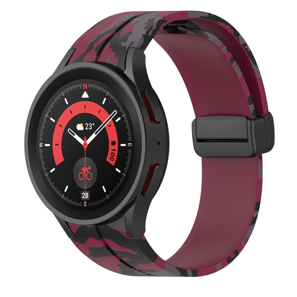 Super Kønt Silikone Rem passer til Samsung Galaxy Watch 5 Pro - Rød#serie_7