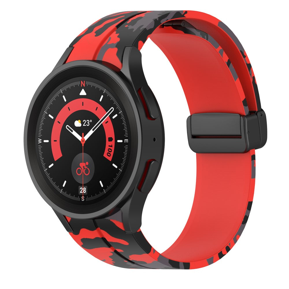 Super Kønt Silikone Rem passer til Samsung Galaxy Watch 5 Pro - Rød#serie_9