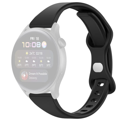 Superflot Silikone Universal Rem passer til Smartwatch - Sort#serie_1