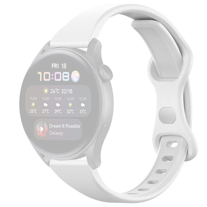 Superflot Silikone Universal Rem passer til Smartwatch - Hvid#serie_2