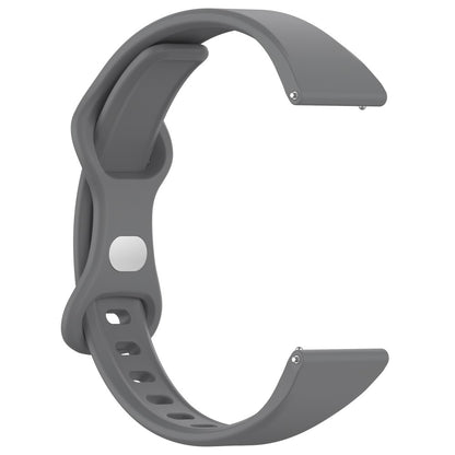 Superflot Silikone Universal Rem passer til Smartwatch - Sølv#serie_3