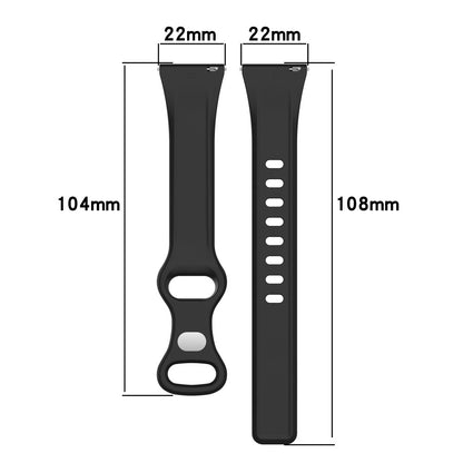 Superflot Silikone Universal Rem passer til Smartwatch - Rød#serie_4