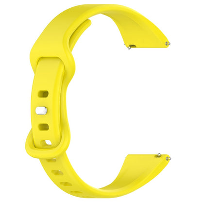 Superflot Silikone Universal Rem passer til Smartwatch - Gul#serie_6