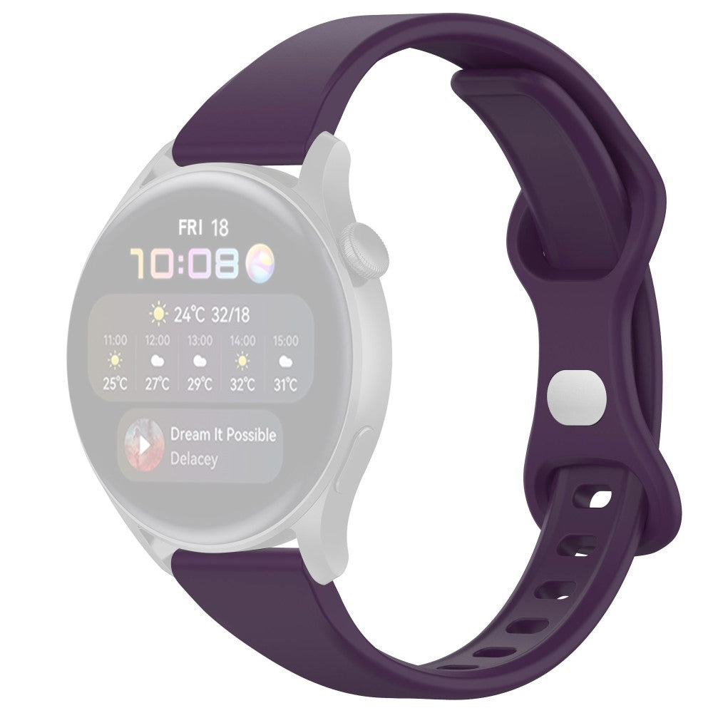 Superflot Silikone Universal Rem passer til Smartwatch - Lilla#serie_9