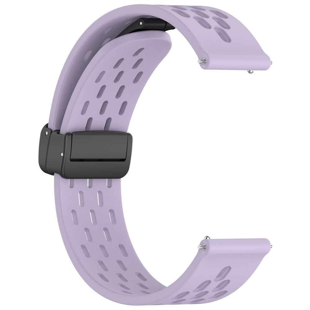 Vildt Smuk Metal Og Silikone Universal Rem passer til Smartwatch - Lilla#serie_14