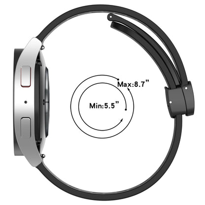 Vildt Smuk Metal Og Silikone Universal Rem passer til Smartwatch - Hvid#serie_15