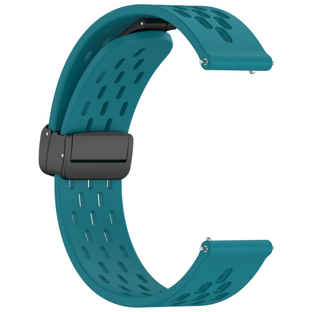 Vildt Smuk Metal Og Silikone Universal Rem passer til Smartwatch - Grøn#serie_3