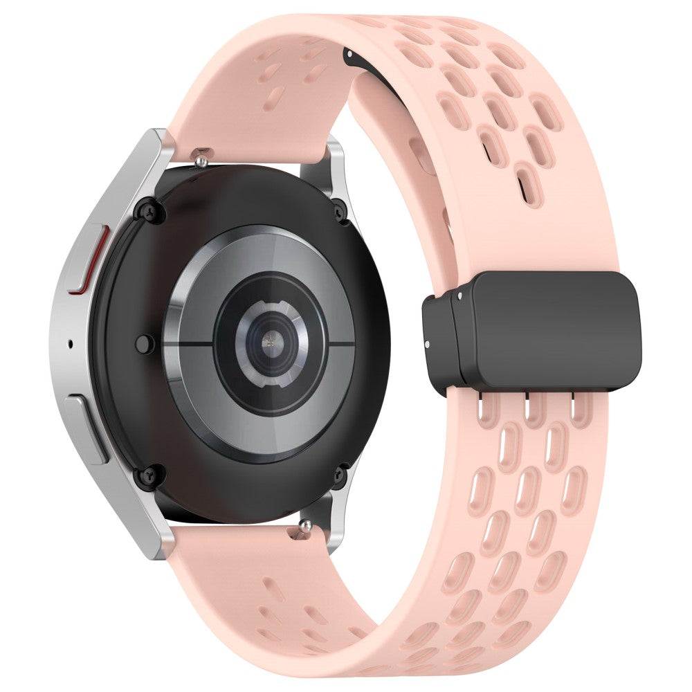 22mm simple silicone strap for Samsung and Huawei watch - Light Pink#serie_8