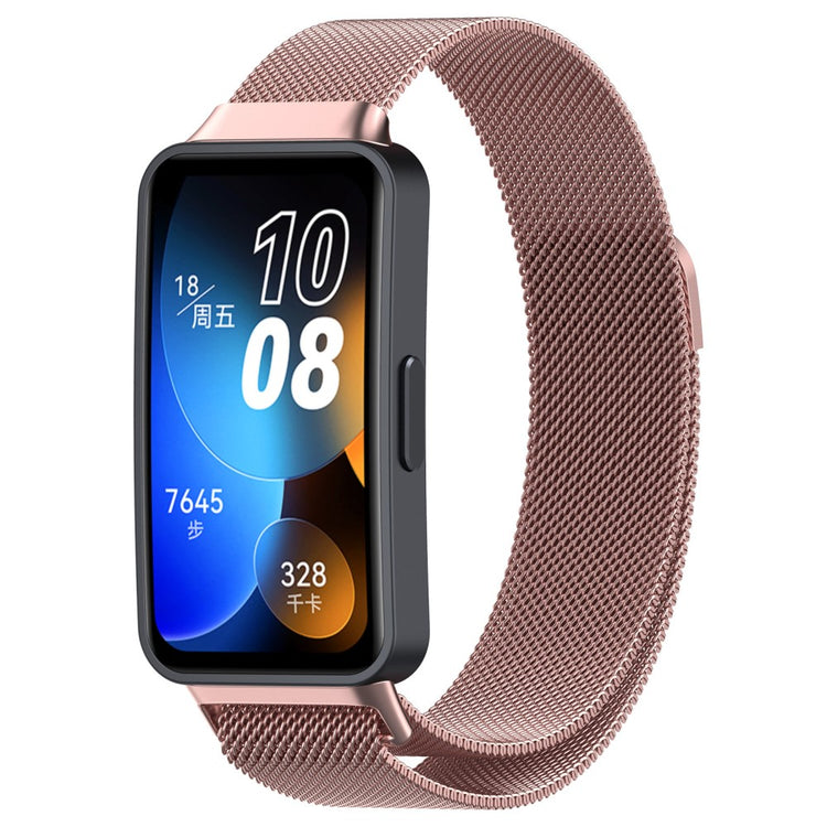 Fantastisk Metal Rem passer til Huawei Band 8 - Pink#serie_6