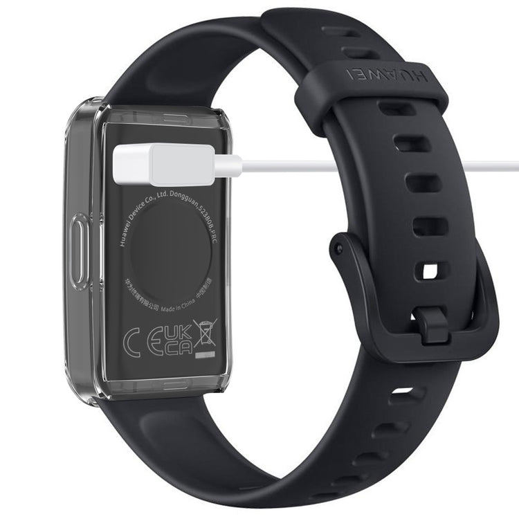 Rigtigt Flot Silikone Cover passer til Huawei Band 8 - Gennemsigtig#serie_5