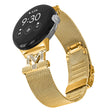 Elegante Google Pixel Watch Metallo E Strass Cinturino