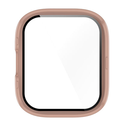 Meget Fint Xiaomi Redmi Band 3 Cover med Skærmbeskytter i Plastik og Hærdet Glas - Pink#serie_6