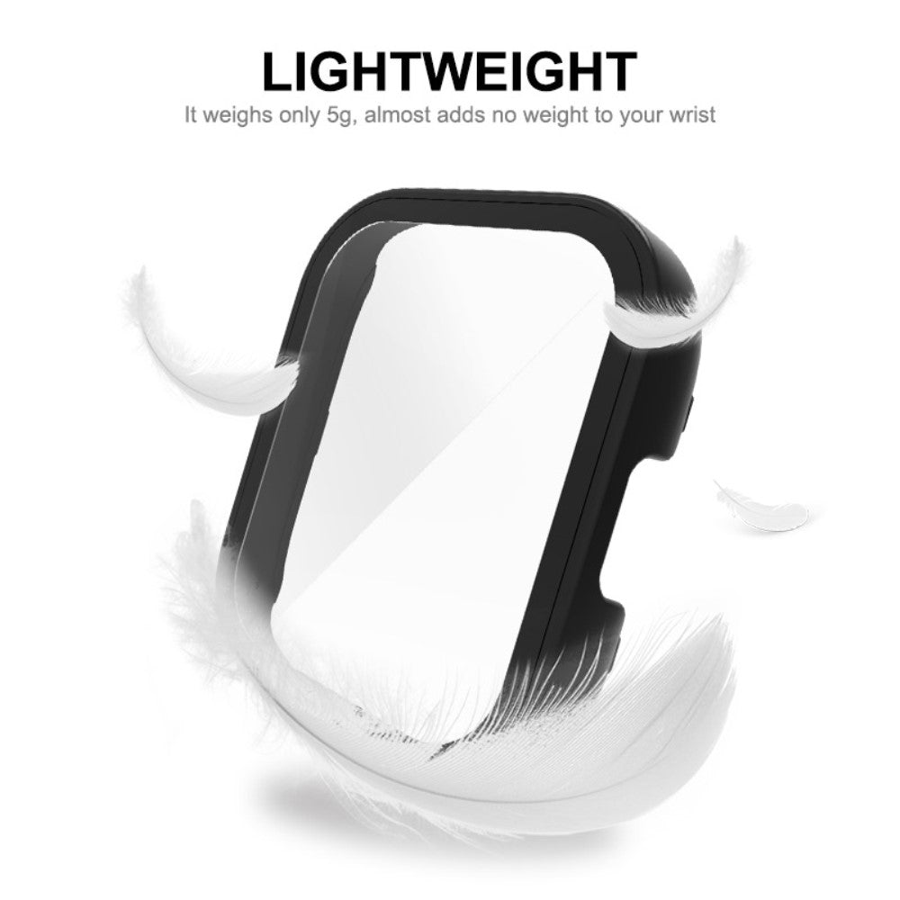 Meget Fed Cover med Skærmbeskytter i Plastik og Hærdet Glas passer til Xiaomi Redmi Band 3 - Gennemsigtig#serie_5
